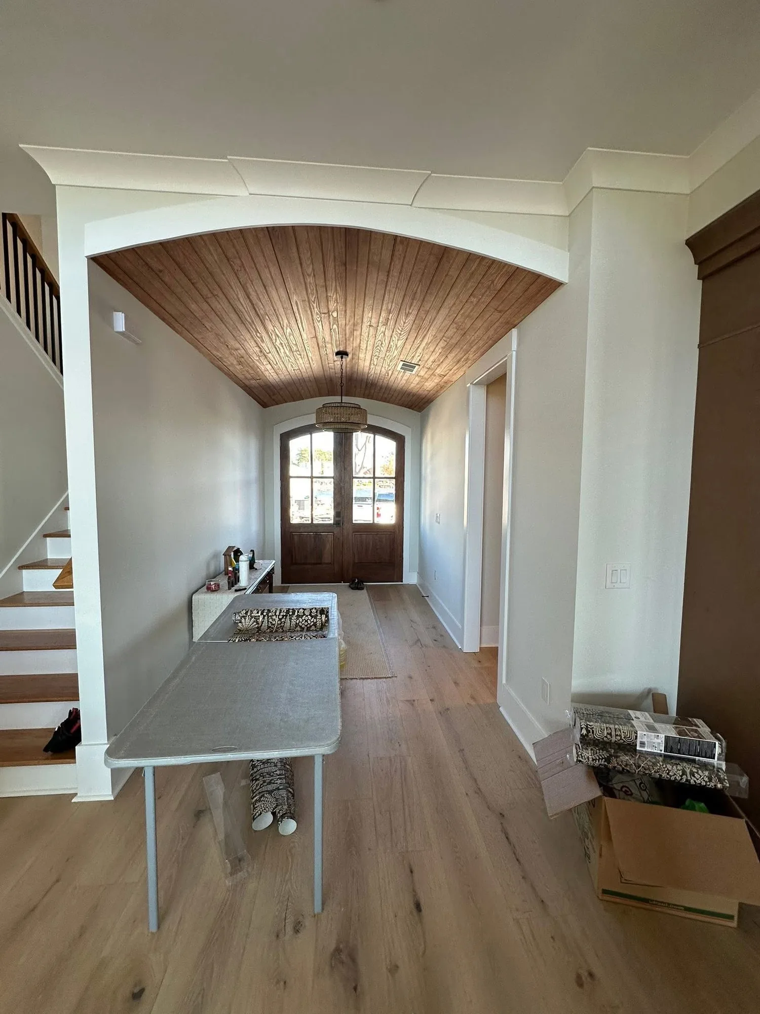 Completed interior painting project by Morales Paint & Drywall